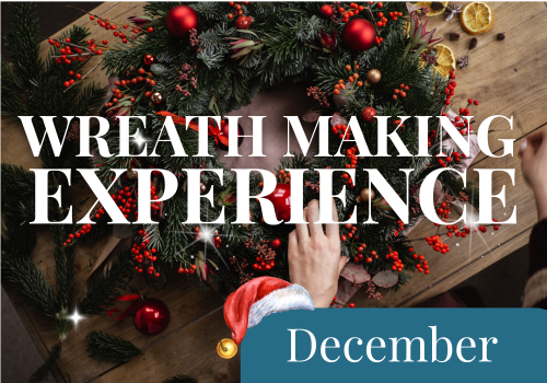 Natural Christmas Wreath Making Experience